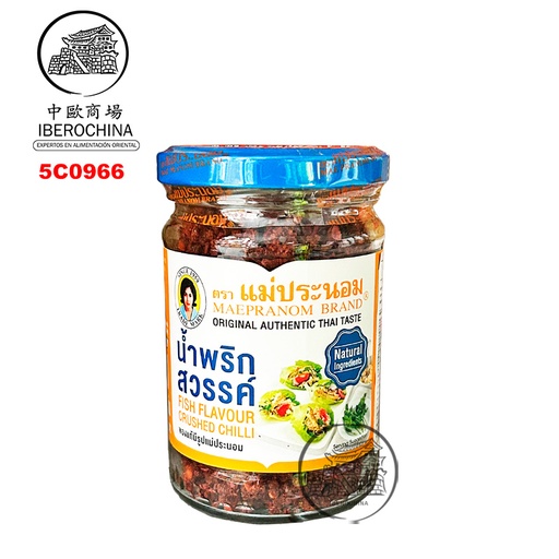 [5C0966] CHILI MOLIDO SABOR PESCADO *MAEPRANOM * 鱼味辣椒粉134G/24