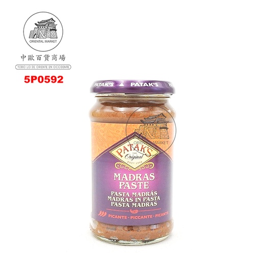 [5P0592] PASTA MADRAS *PATAKS* 印度香料酱 283g/6