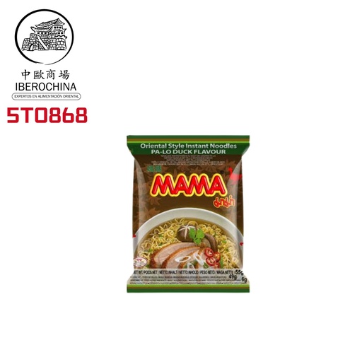 [5T0868] TALLARIN PATO CHINO *MAMA* 妈妈中国鸭味方便面 60g/30