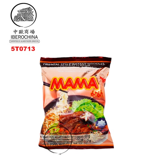 [5T0713] TALLARIN CARNE GUISADA *MAMA* 妈妈炖牛肉方便面 60g/30