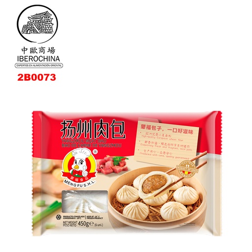 [200474/2B0073] BAO YANGCHOW CONGELADO *MENGFU* 蒙福冻扬州肉包 450g/6
