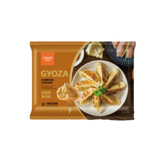 [200013] GYOZA DE POLLO Y REPOLLO -GW27- *CHIMEI* 奇美高丽菜鸡肉煎饺 660g/30u/12