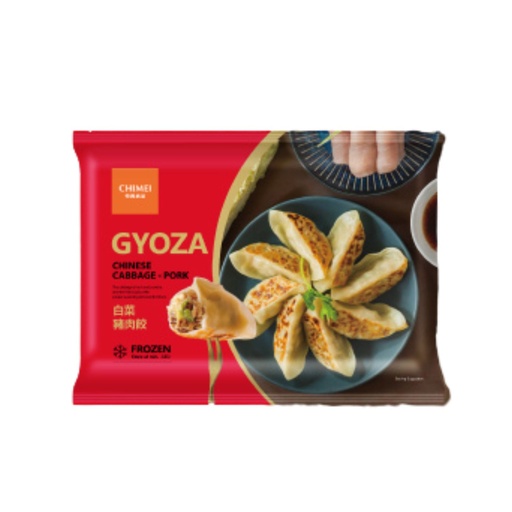 [200015] GYOZA DE CERDO Y COL CHINA -GW25- *CHIMEI* 奇美白菜猪肉煎饺 660g/30u/12