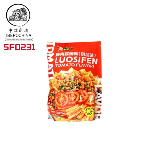 [5F0231] FIDEO ARROZ SABOR TOMATE *好欢螺* 番茄味螺蛳粉 220g/26