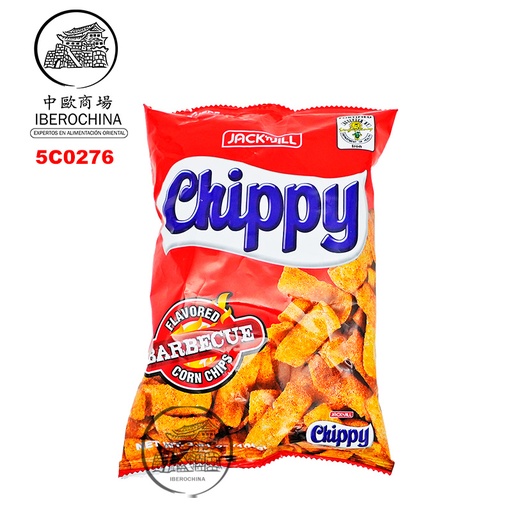 [5C0276] CHIPS BBQ CHIPPY *JACKTALL* 菲燒烤味薄片108G/50