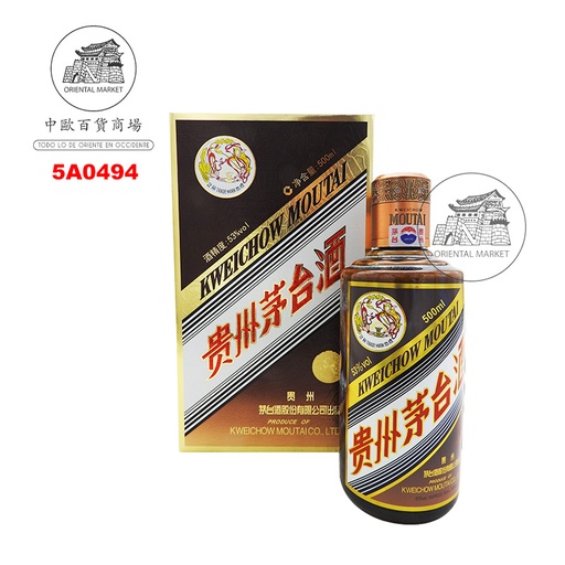 [5A0494] AGUARDIENTE (53%) PREMIUM *MOUTAI* 茅台酒珍品 500ml/6