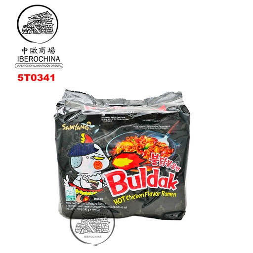 [5T0341] RAMEN BULDAK ORIGINAL 5-PACK*SAMYANG* 三养火鸡面五连包 140g/5u/8