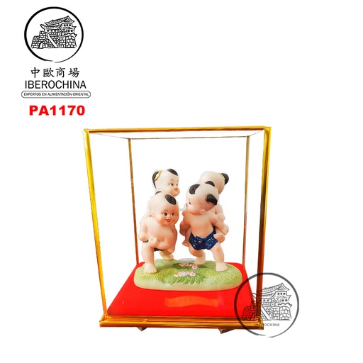 [PA1170] JUEGO MUNECA   泰蓝瓷娃娃塑料盒组 8u