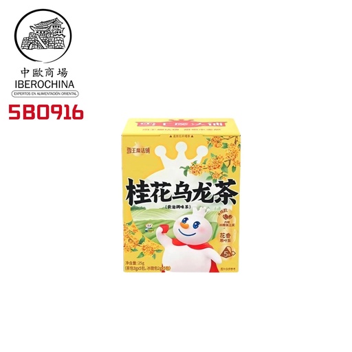 [5B0916] TE DE FRUTAS EN BOLSA *蜜雪冰城* 花果茶 桂花 25g/30