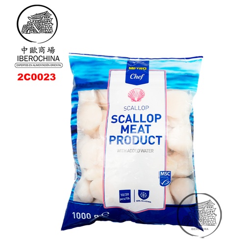 [2C0023] CARNE VIEIRA 10/20 冻鲜干贝 1kg/10