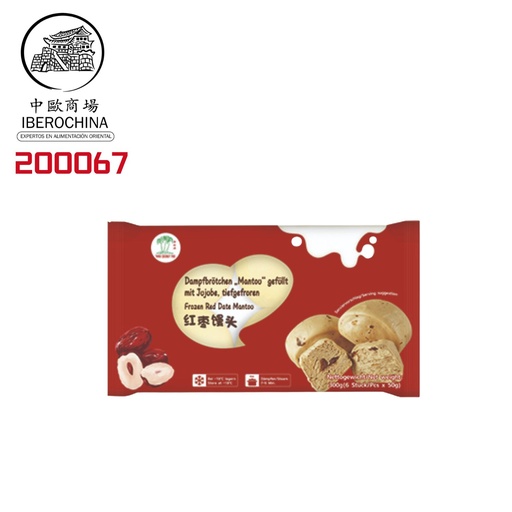 [200067] PAN CON JUJUBA ROJA *ASROPA* 中国红枣馒头 300g/24