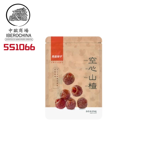 [5S1066] SHANZHA SIN SEMILLA *BESTORE* 良品铺子空心山楂 270G/30