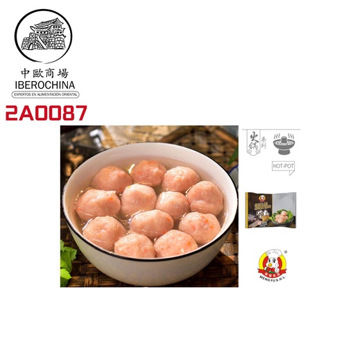 [2A0087] ALBONDIGA LANGOSTINO CONGELADA *MENGFU* 蒙福冻虾丸 360g/16
