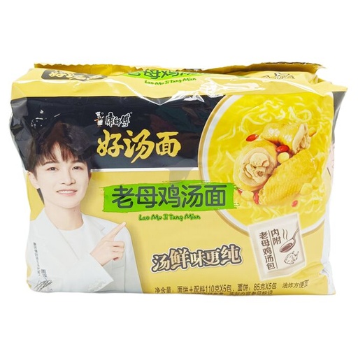 [500006] FIDEOS DE POLLO *MASTER KONG* 康师傅老母鸡袋面 115g/24