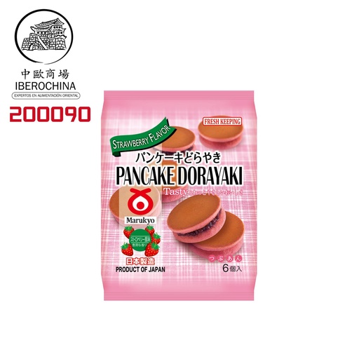 [200090] DORAYAKI FRESA*MARUKYO* 铜锣烧草莓味 310g/6