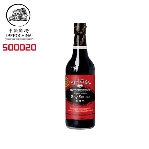 [500020] SALSA SOJA OSCURO *PRB* 珠江桥牌老抽酱油 500ml/24