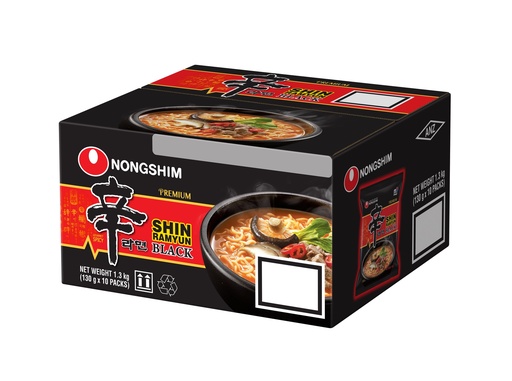 [500055] FIDEOS DE SHIN RAMYUN BLACK -COSTCO *NONGSHIM* 130g/10u/1