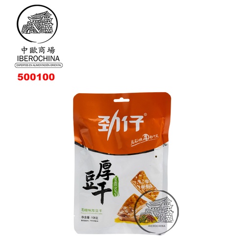 [500100] TOFU SECO SABOR PIMIENTO VERDE *JINZAI* 劲仔厚豆干 泡椒味 108g/40