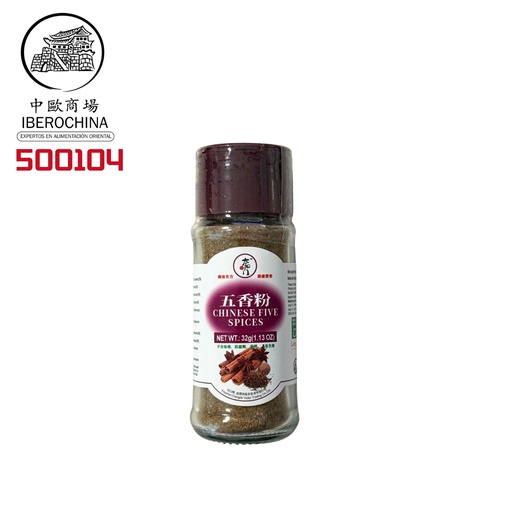 [500104] POLVO DE CINCO ESPECIAS *TYM* 太陽門 五香粉 32g/24