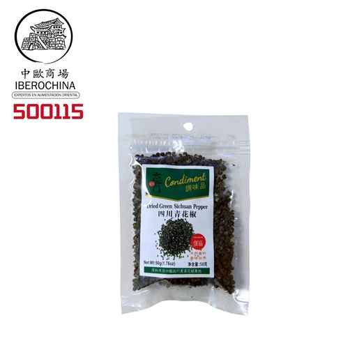 [500115] PIMIENTO VERDE SICHUAN *TYM* 太陽門 青花椒 50g/30