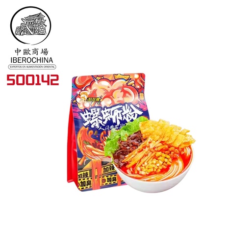 [500142] FIDEO ARROZ PICANTE *HAOHUANLUO* 好欢螺螺蛳粉加辣加臭 375g/18
