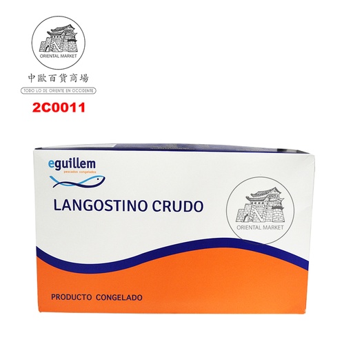 [2C0011] COLA LANGOSTINO (36/40) 冷冻去头虾 2kg/10