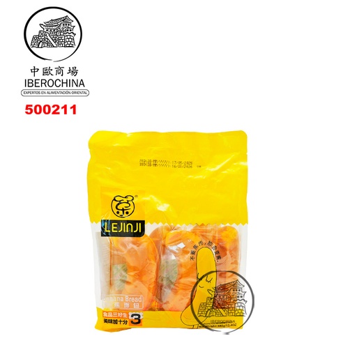 [500211] PAN SABOR PLATANO *LEJINJI* 乐锦记香蕉面包 380g/10