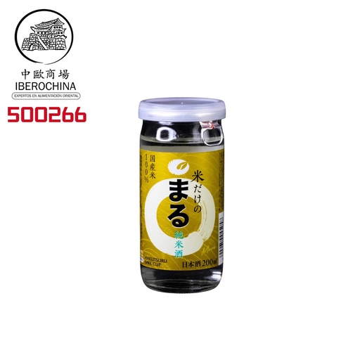 [500266] SAKE (13,5%) MARU JUNMAI *HAKUTUSRU* 白鹤丸纯米清酒200ml/5u/6