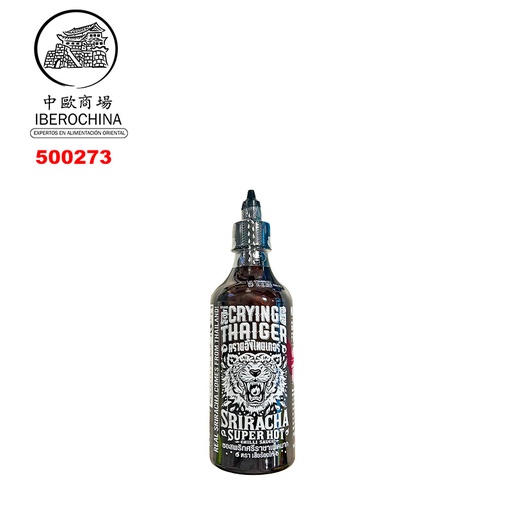 [500273] SALSA SRIRACHA SUPER PICANTE *CRYING THAIGER* 虎啸是拉差超辣酱 440ml/12