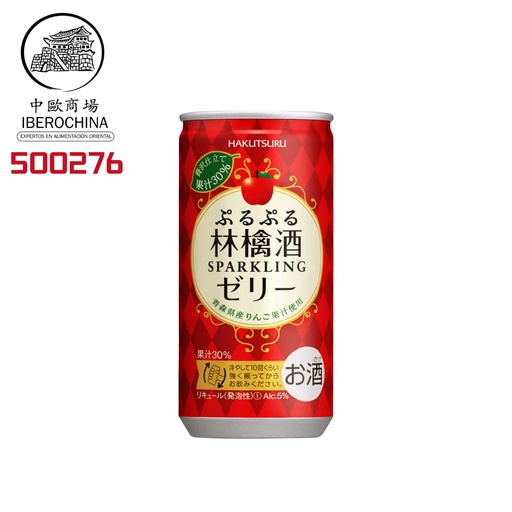 [500276] SAKE (5%) ESPUMOSO MANZANA *HAKUTSURU* 白鹤苹果味起泡清酒 190ml/30