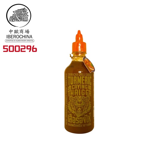 [500296] SALSA SRIRACHA CURCUMA *CRYING THAIGER* 虎啸是拉差姜黄酱 440ml/12