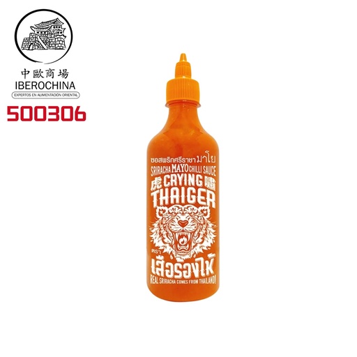 [500306] SALSA SRIRACHA MAYO *CRYING TIGER* 是拉差蛋黄酱440ML/12