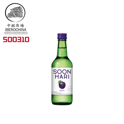 [500310] SOJU (12%) CIRUELA *LOTTE* 乐天李子味烧酒 350ml/20