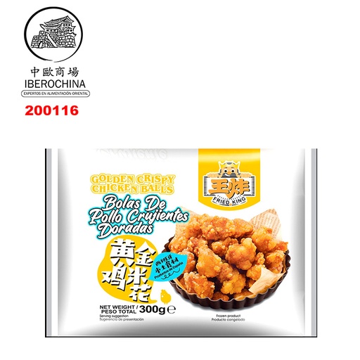 [200116] POLLO CRUJIENTE ASIATICO CONGELADO *MENGFU* 蒙福冻鸡米花 300g/12