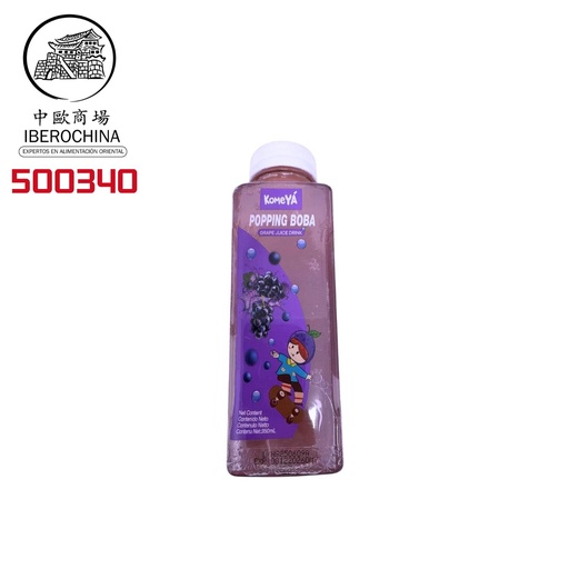 [500340] BEBIDA SABOR A UVAS *KOMEYA* 爆珠饮料葡萄味350ml/12