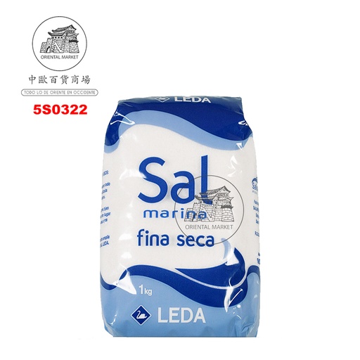 [5S0322] SAL FINA *LEDA* 细盐巴 1kg/10