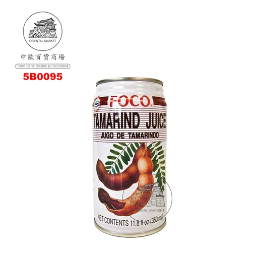 [5B0095] BEBIDA TAMARINDO *FOCO* 福口酸子水 350ml/24