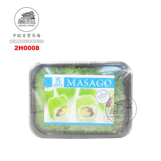 [2H0008] HUEVAS MASAGO WASABI *KOHYO* 日本芥末鱼蛋 400g/12
