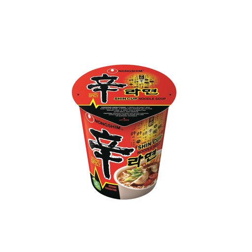 [501477/5T0227] NOODLE CUP SHIN RAMYUN *NONGSHIM* 农心辛杯面 68g/12