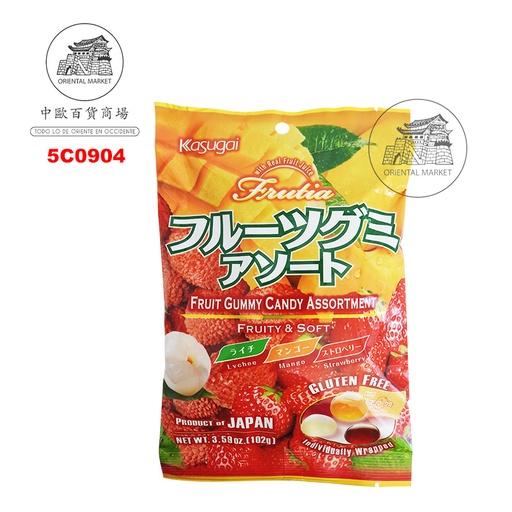 [5C0904] CARAMELO SURTIDA *GUMMY* 102g/12