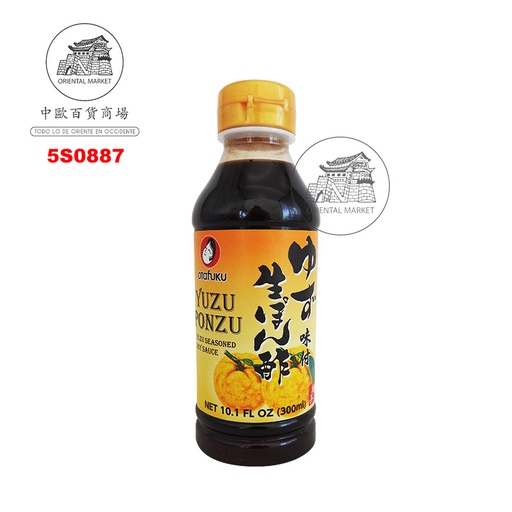 [5S0887] YUZU PONZU*OTAFUKU* 日本柚子醋 300ml/12