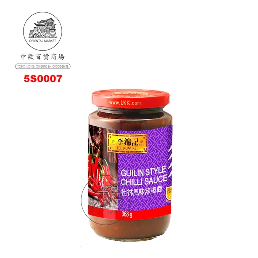 [5S0007] SALSA PICANTE ESTILO GUILIN *LKK* 李记桂林辣椒酱 368g/12