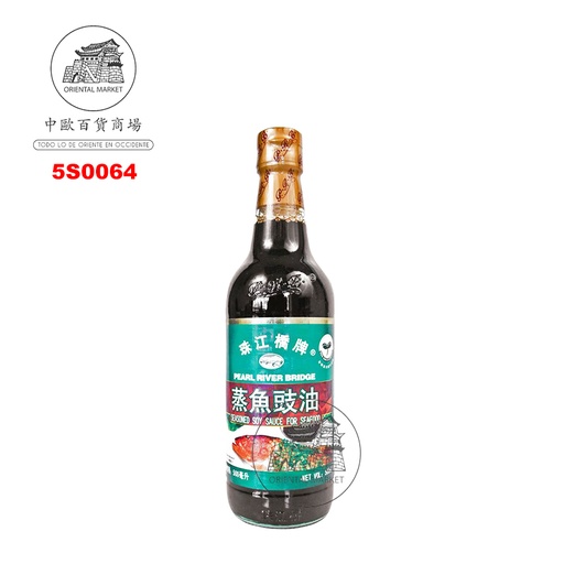 [5S0064] SALSA SOJA PARA PESCADO *PRB* 珠江桥牌蒸鱼豉油 500ml/12