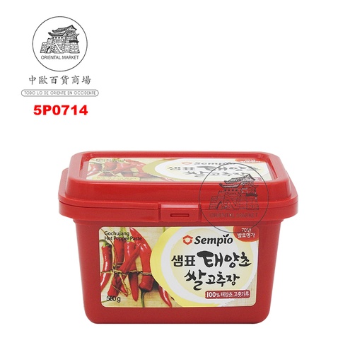 [5P0714] PASTA CHILI GOCHUJANG *SEMPIO* 韩国式辣椒酱 500g/12