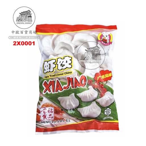 [2X0001] EMPANADA GAMBA *MENGFU* 蒙福水晶虾饺 470g/12