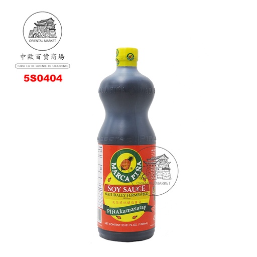 [502604/5S0404] SALSA SOJA *MARCA PIÑA* 王梨标酱油 1L/12
