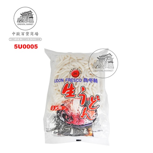 [5U0005] UDON MISO *SUSHI KING* 寿司王味噌乌冬面 700g/12