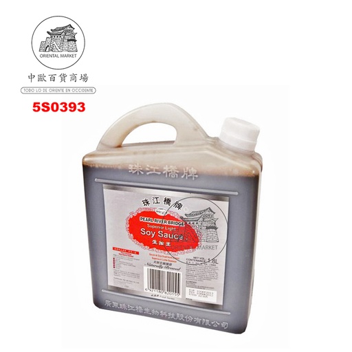 [5S0393] SALSA SOJA CLARA *PRB* 珠江桥生抽王 1,8L/12