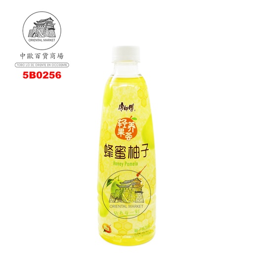 [5B0256] BEBIDA TE POMELO CON MIEL *MR KONG* 康师傅蜂蜜柚子茶  500ml/15