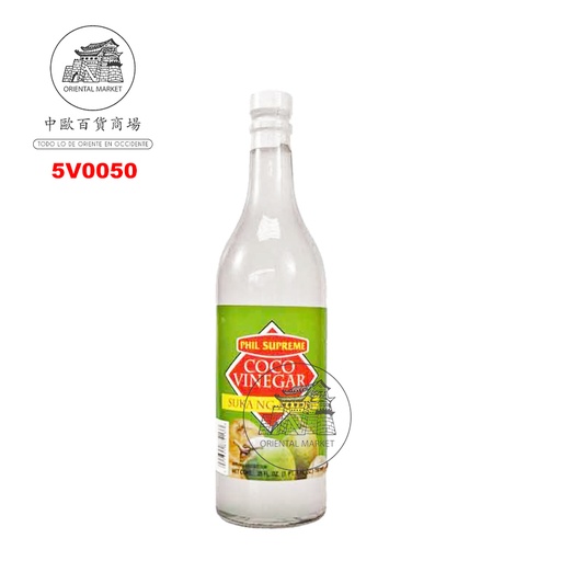 [5V0050] VINAGRE COCO *PHIL SUPREM* 菲律宾可口白醋 750ml/12